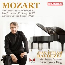Piano Concerto No. 24 in C minor, KV 491 / Piano Concerto No. 25 in C major, KV 503 / Overture to The Marriage of Figaro, KV 492
